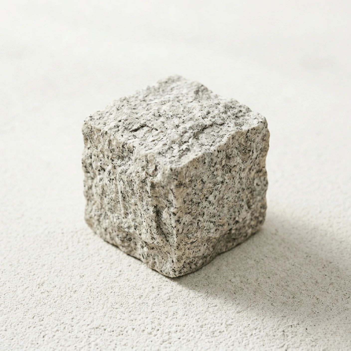 Granite setts — Light Grey edging sample