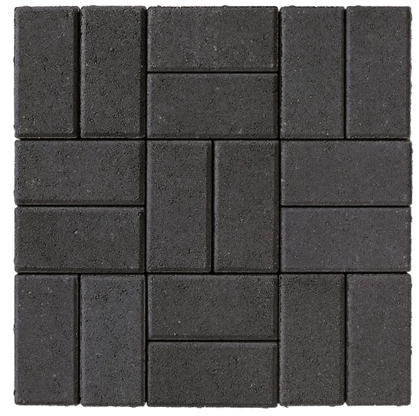 Tobermore Pedesta — Jet Black edging sample